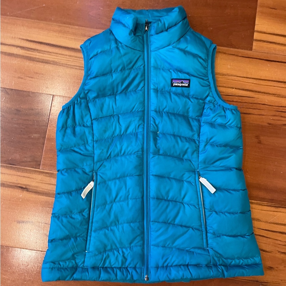 Patagonia Blue Puffer Vest